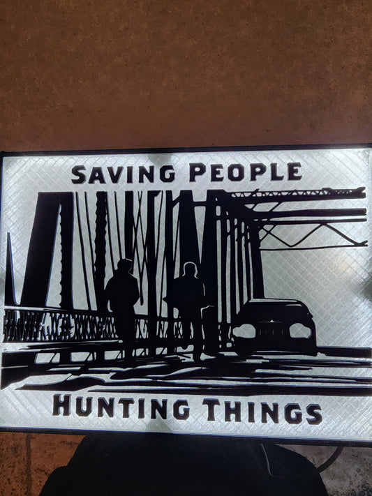 Lightbox - Supernatural - Saving People, Hunting Things