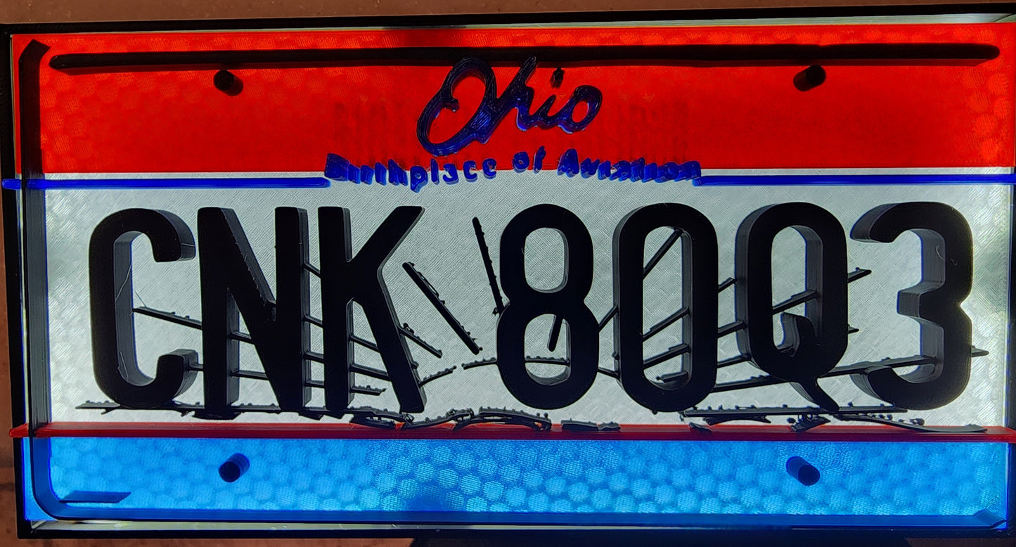 Lightbox - Supernatural - CNK-80Q3 Ohio License Plate