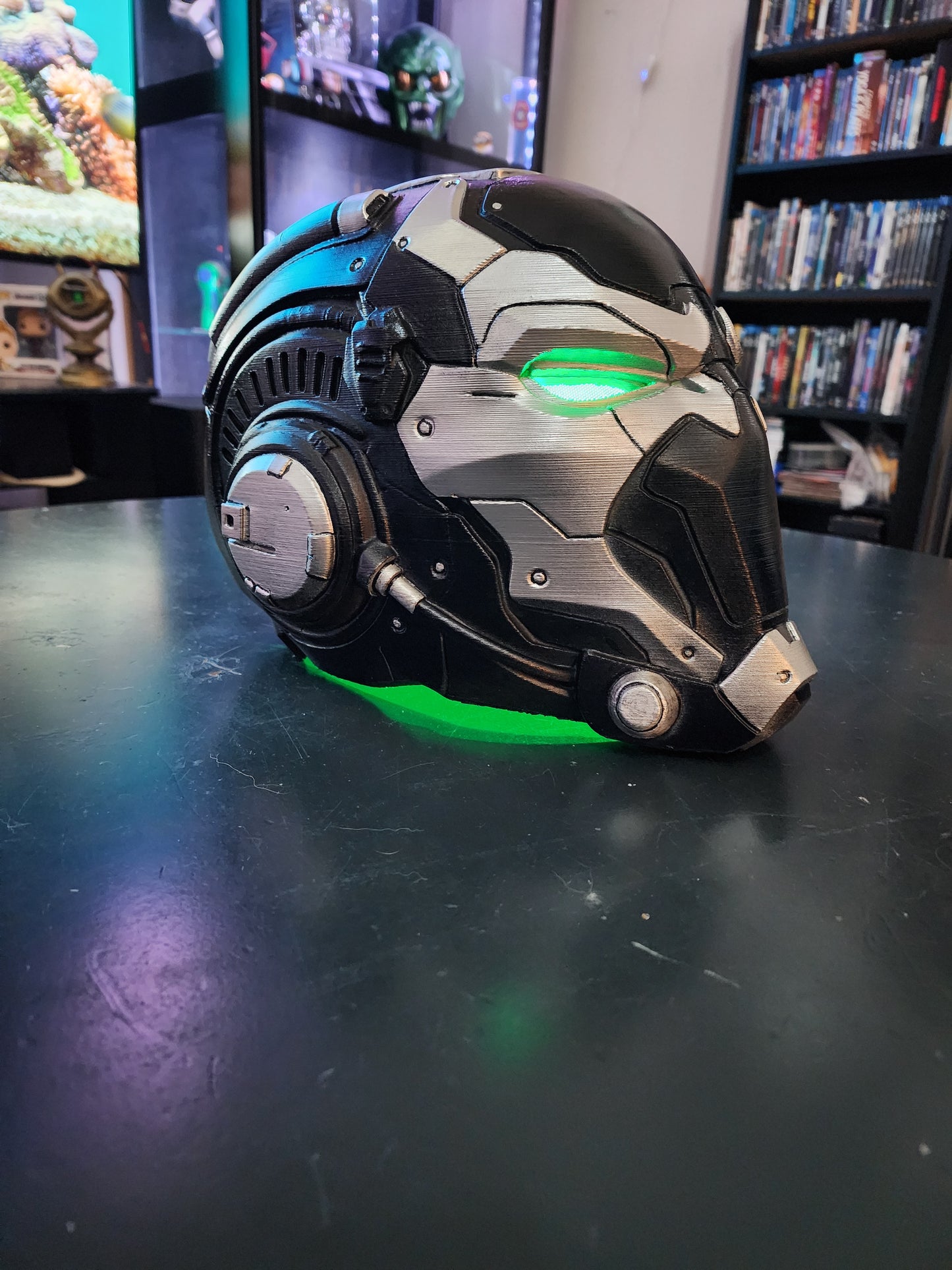 Cyberpunk Spawn Helmet – Wearable Cosplay STL File (Digital Download)