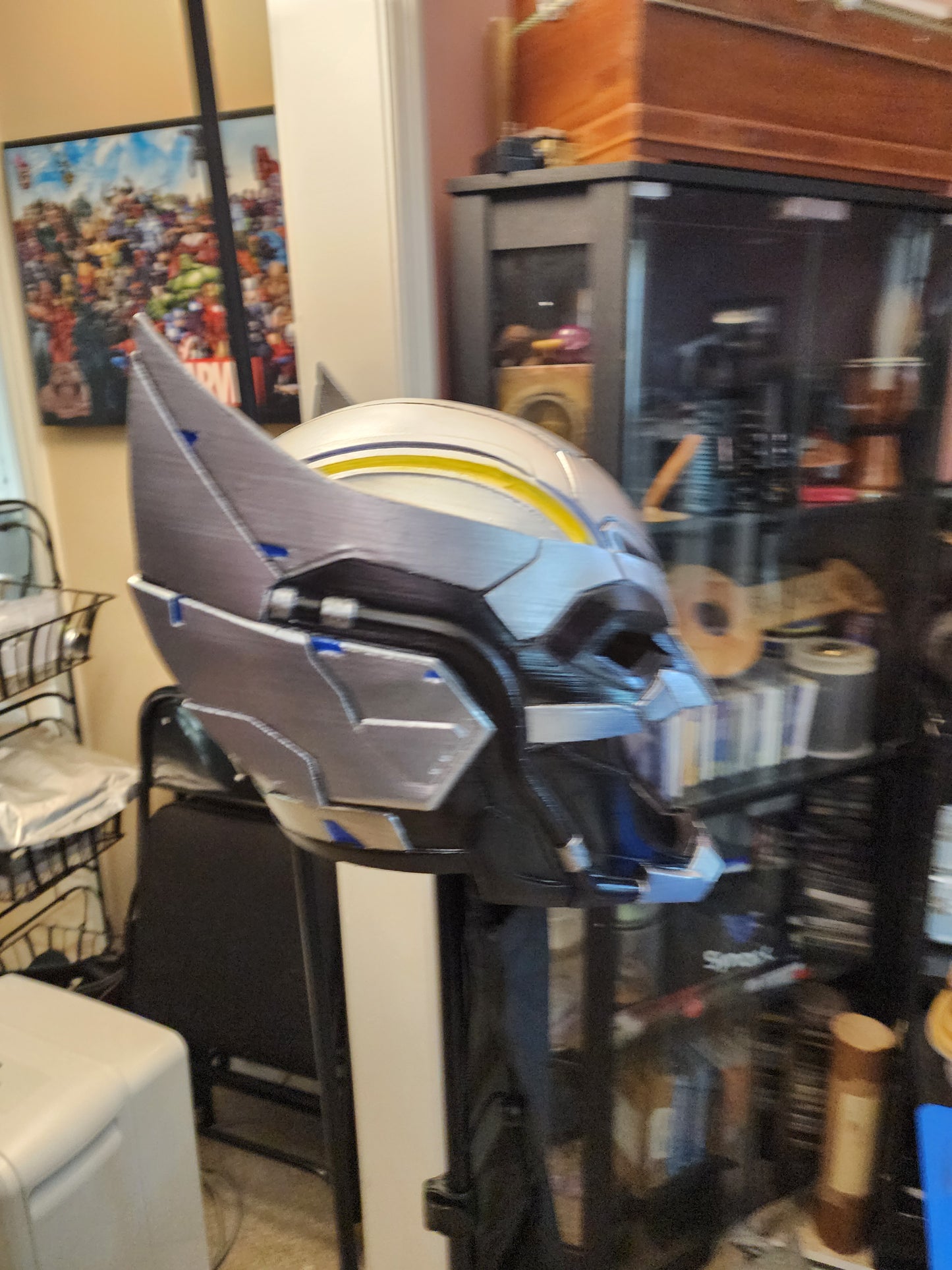 Cyberpunk Wolverine Helmet – Wearable Cosplay STL (Digital Download)