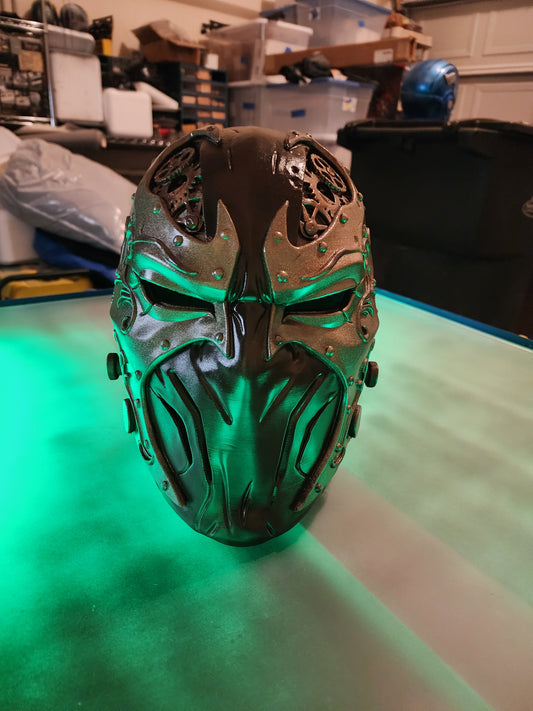 Steampunk Spawn Helmet – Wearable Cosplay STL (Digital Download)