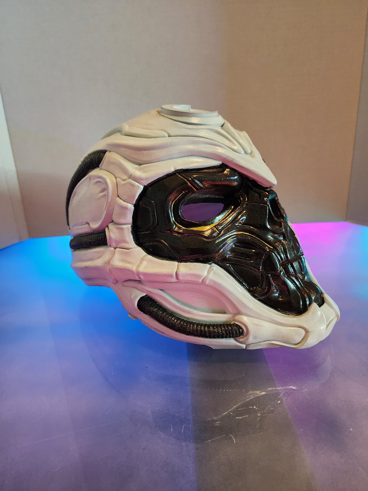 H.R. Giger-Inspired Moon Knight Helmet – Wearable Cosplay (Digital STL Download)