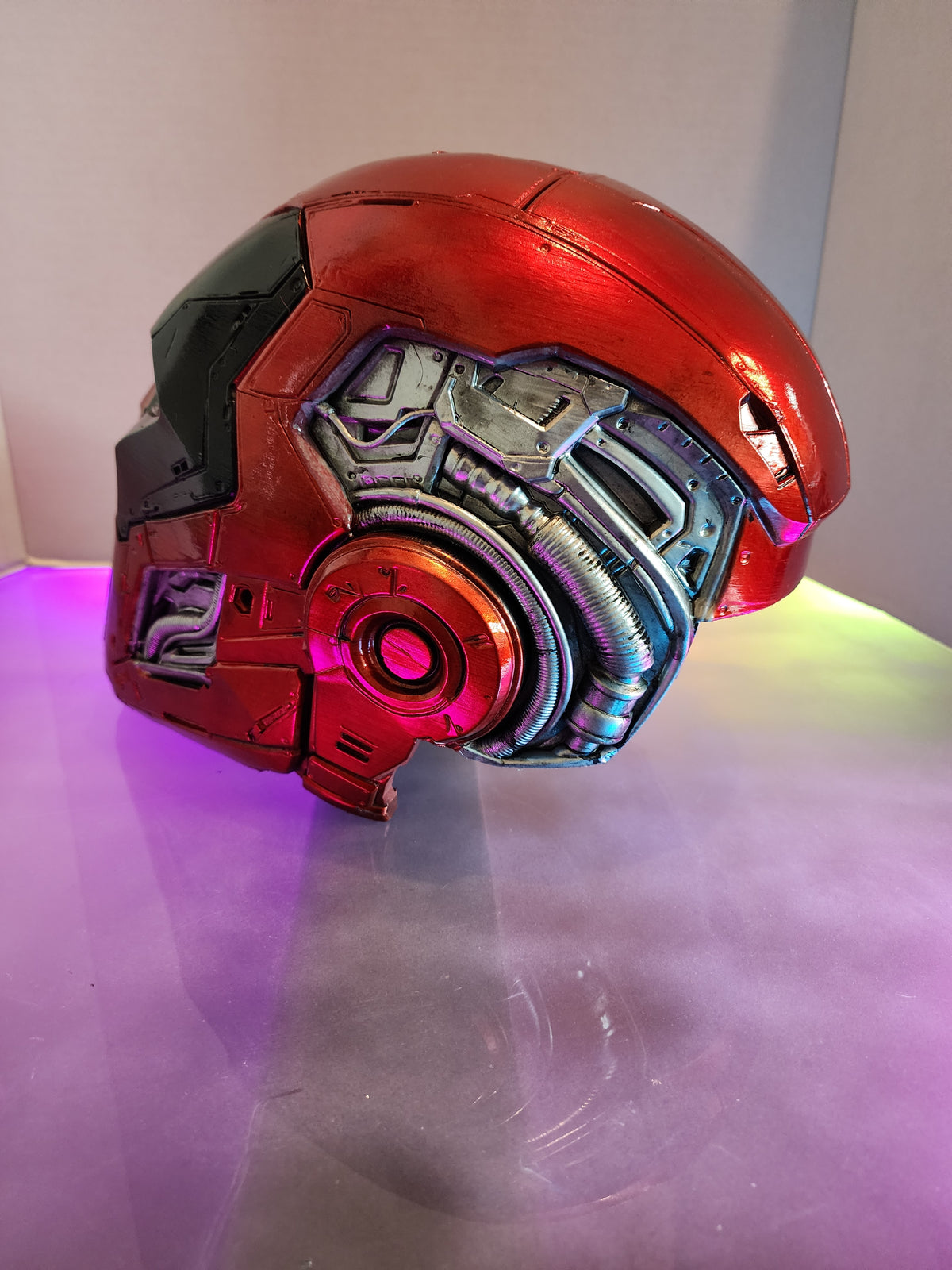 CyberPunk DeadPool Helmet – Wearable Cosplay Digital STL (Digital Download)