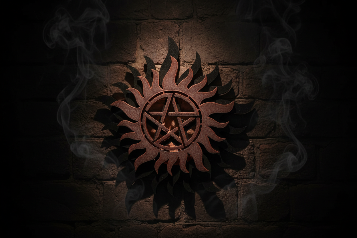 Supernatural Anti-Possession Wall Décor - Dramatic Shot