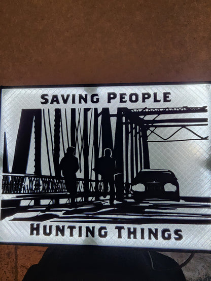 Lightbox - Supernatural - Saving People, Hunting Things