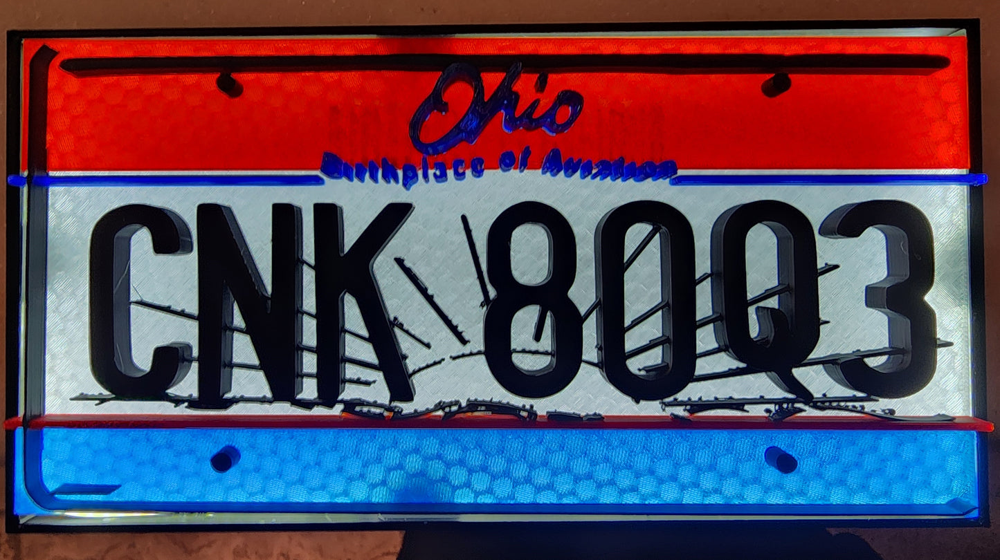 Lightbox - Supernatural - CNK-80Q3 Ohio License Plate