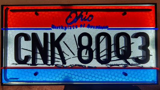 Lightbox - Supernatural - CNK-80Q3 Ohio License Plate