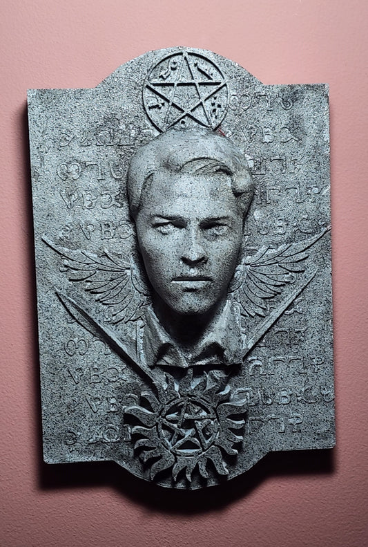 Castiel Enochian Stone Tablet – Supernatural Wall Art