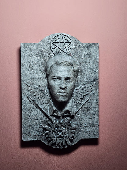 Castiel Enochian Stone Tablet – Supernatural Wall Art