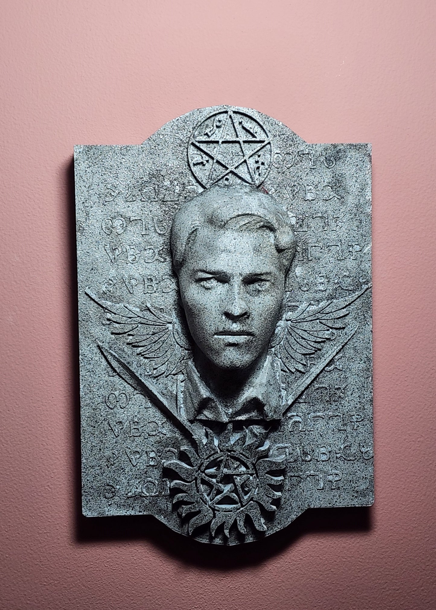 Castiel Enochian Stone Tablet – Supernatural Wall Art