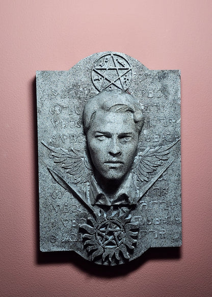 Castiel Enochian Stone Tablet – Supernatural Wall Art