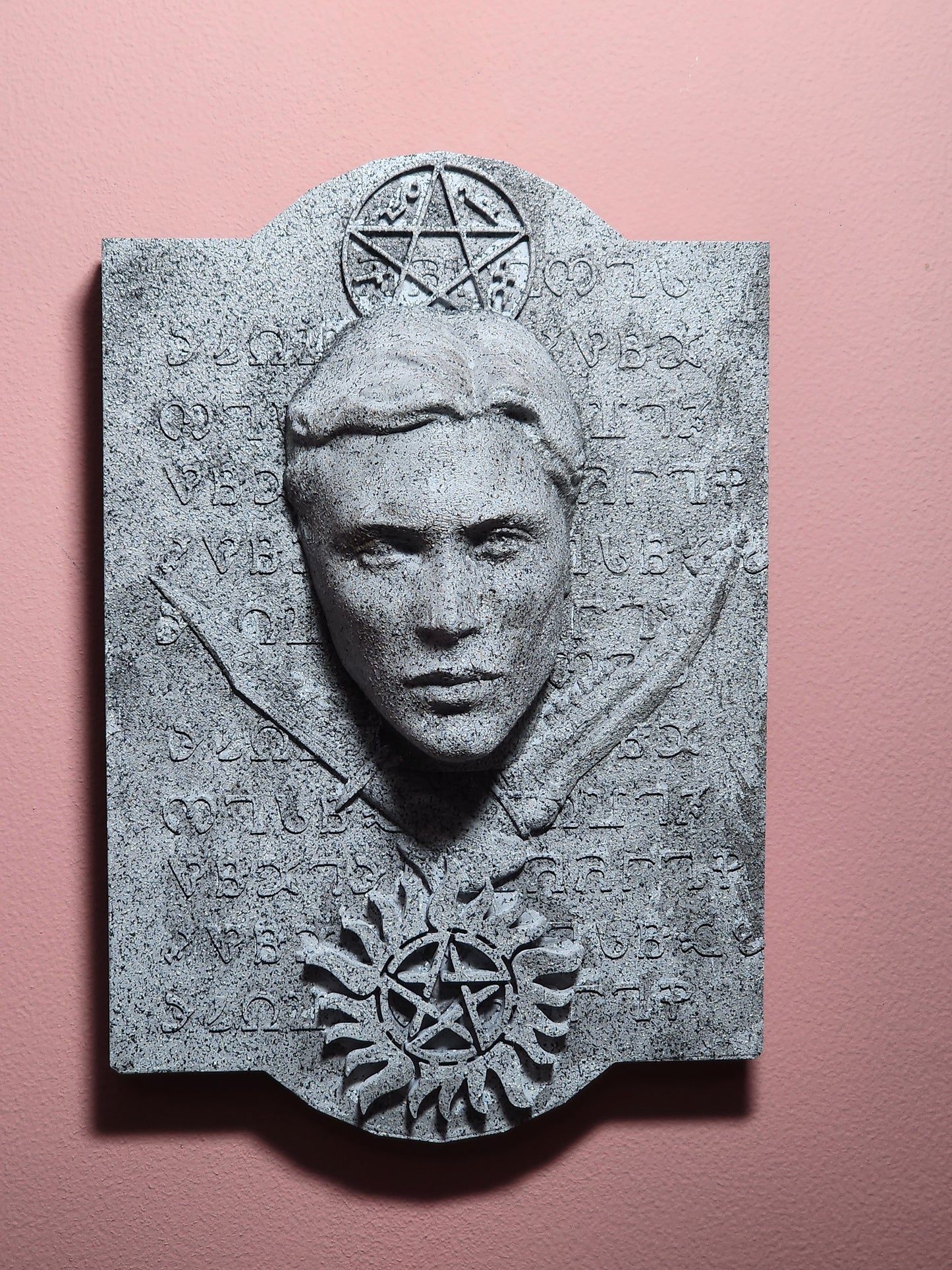 Dean Winchester Enochian Stone Tablet – Supernatural Wall Art
