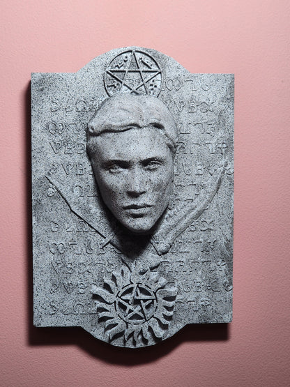 Dean Winchester Enochian Stone Tablet – Supernatural Wall Art