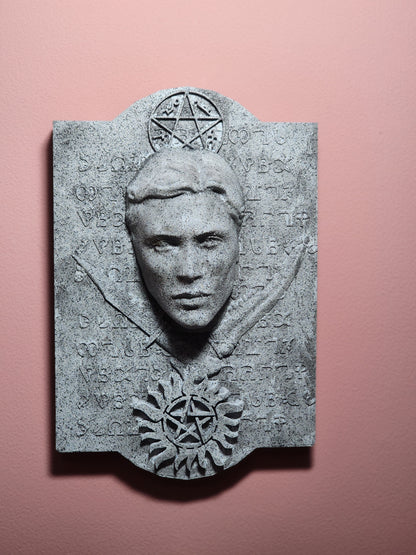 Dean Winchester Enochian Stone Tablet – Supernatural Wall Art