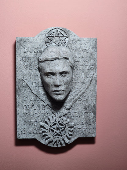 Dean Winchester Enochian Stone Tablet – Supernatural Wall Art
