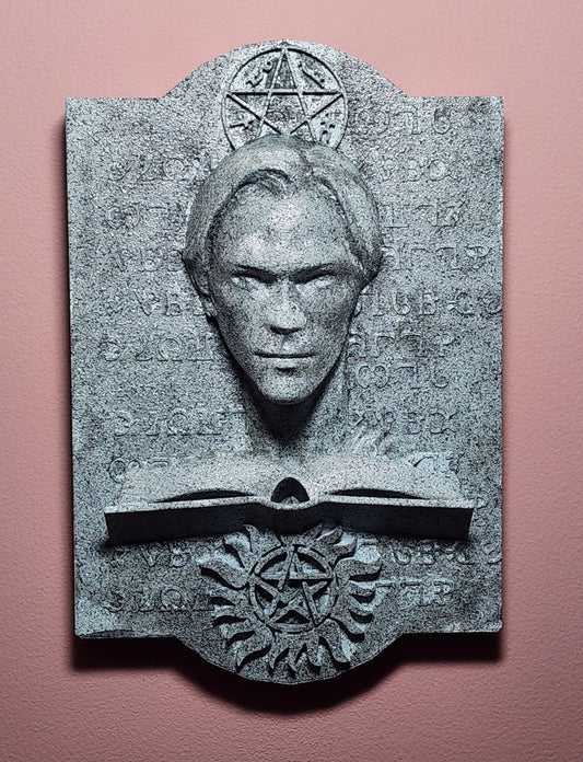 Sam Winchester Enochian Stone Tablet – Supernatural Wall Art