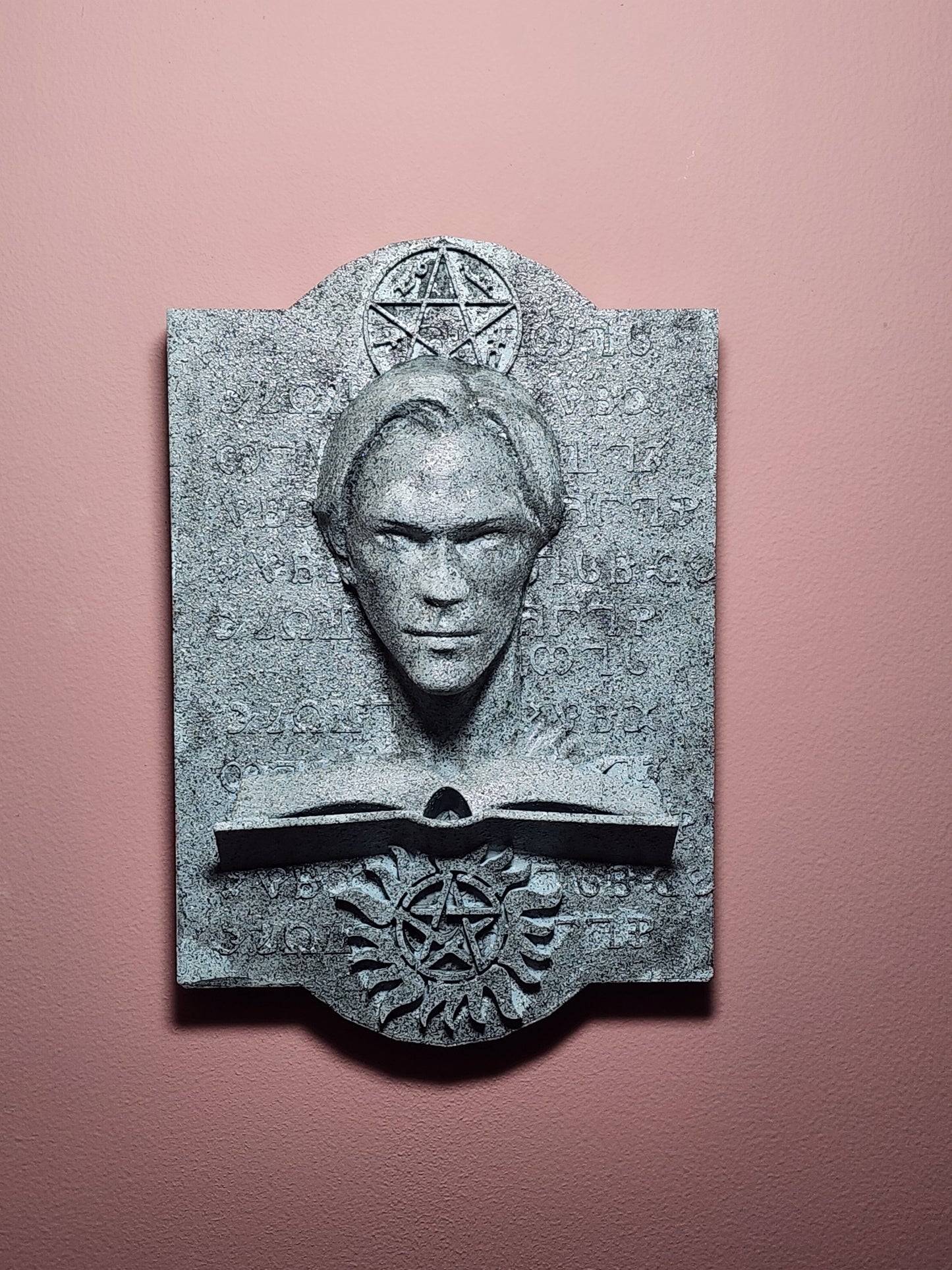 Sam Winchester Enochian Stone Tablet – Supernatural Wall Art