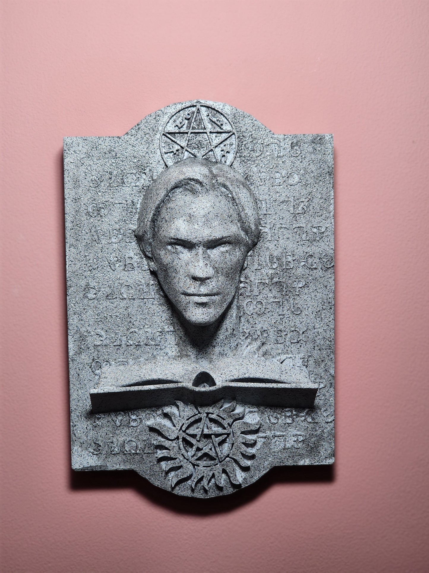 Sam Winchester Enochian Stone Tablet – Supernatural Wall Art