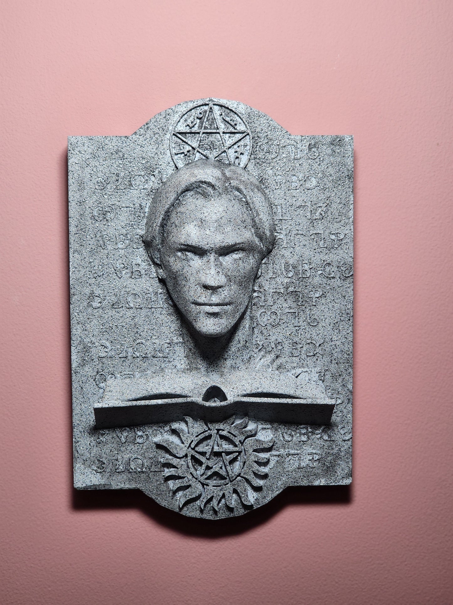 Sam Winchester Enochian Stone Tablet – Supernatural Wall Art