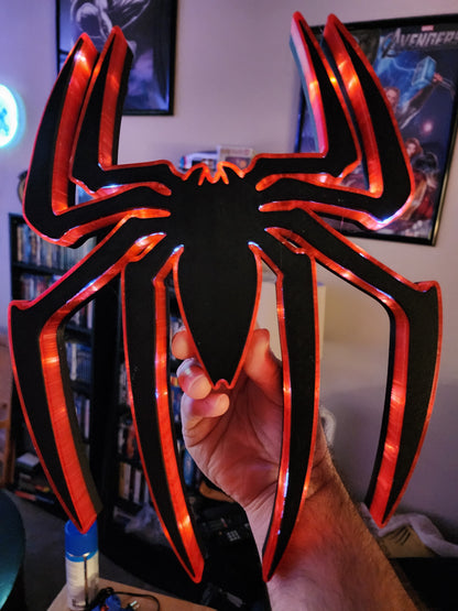 Spiderman Glowing Logo Lightbox