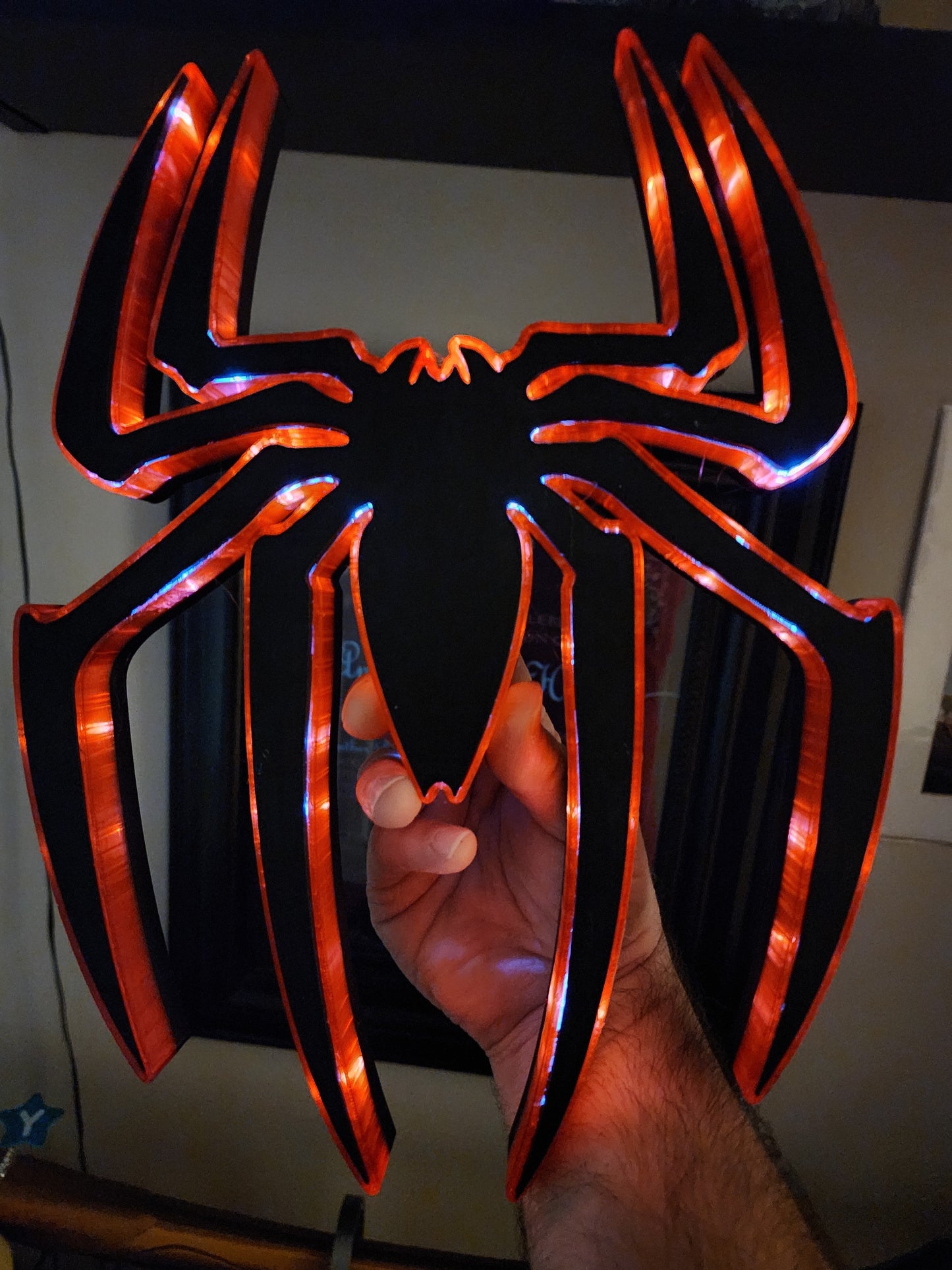 Spiderman Glowing Logo Lightbox