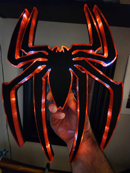 Spiderman Glowing Logo Lightbox