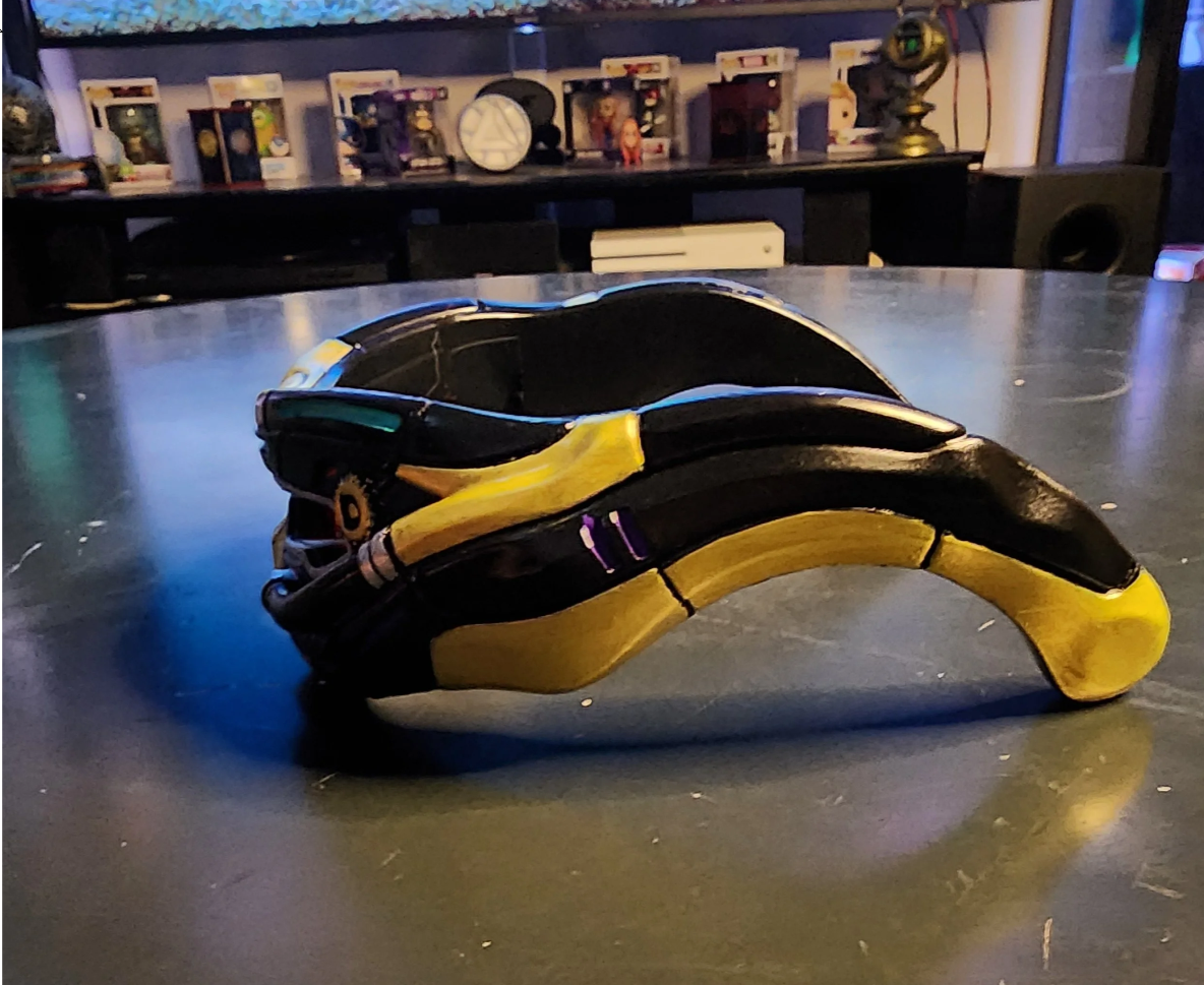 Cyberpunk Cyclops Visor (Glasses Version) – Wearable Cosplay STL (Digital Download)