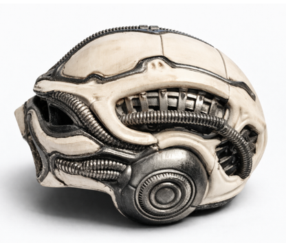 Biomechanical Tactical Helmet – Wearable Cosplay STL (Digital Download)