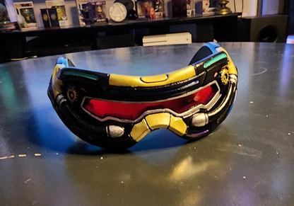 Cyberpunk Cyclops Visor (Glasses Version) – Wearable Cosplay STL (Digital Download)