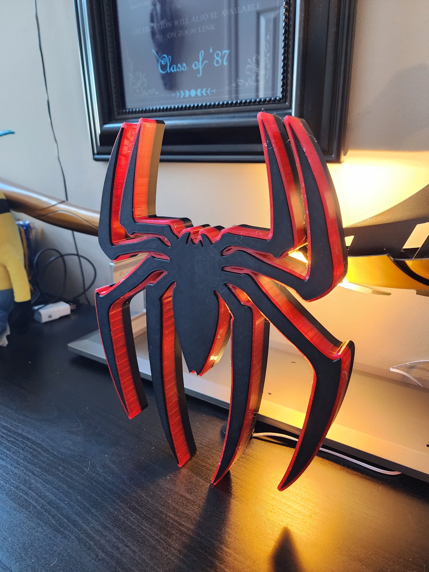 Spiderman Glowing Logo Lightbox