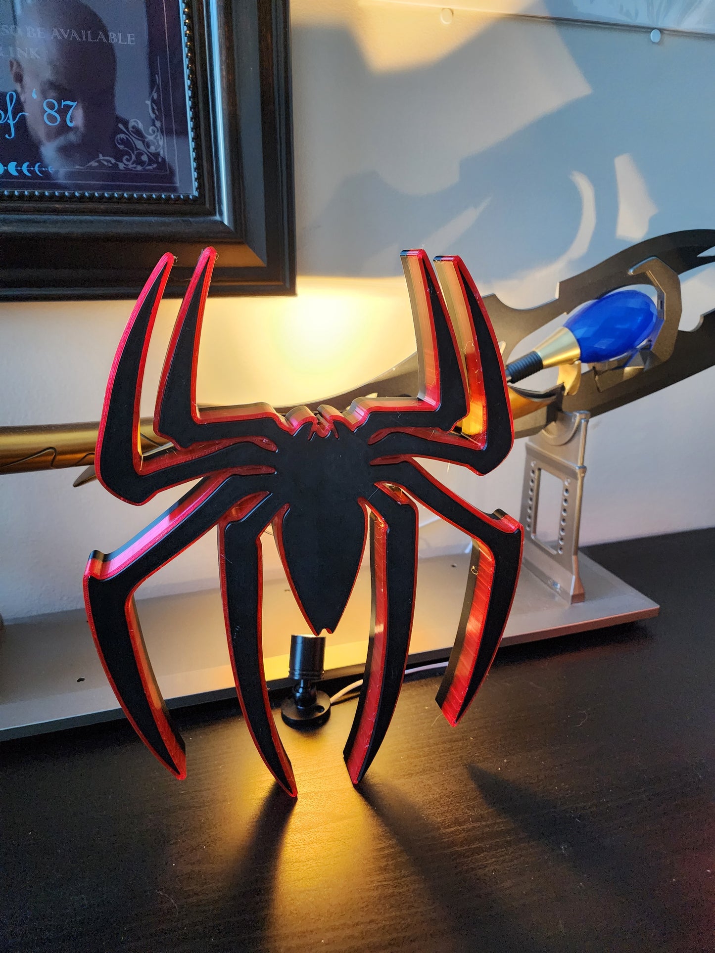 Spiderman Glowing Logo Lightbox
