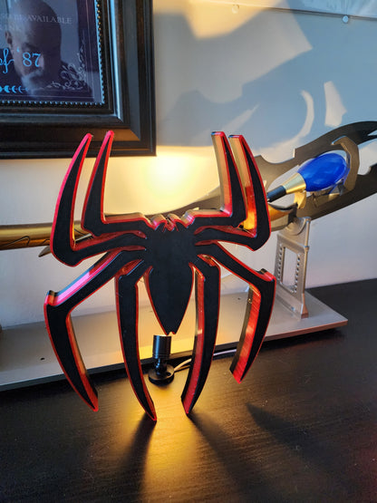 Spiderman Glowing Logo Lightbox