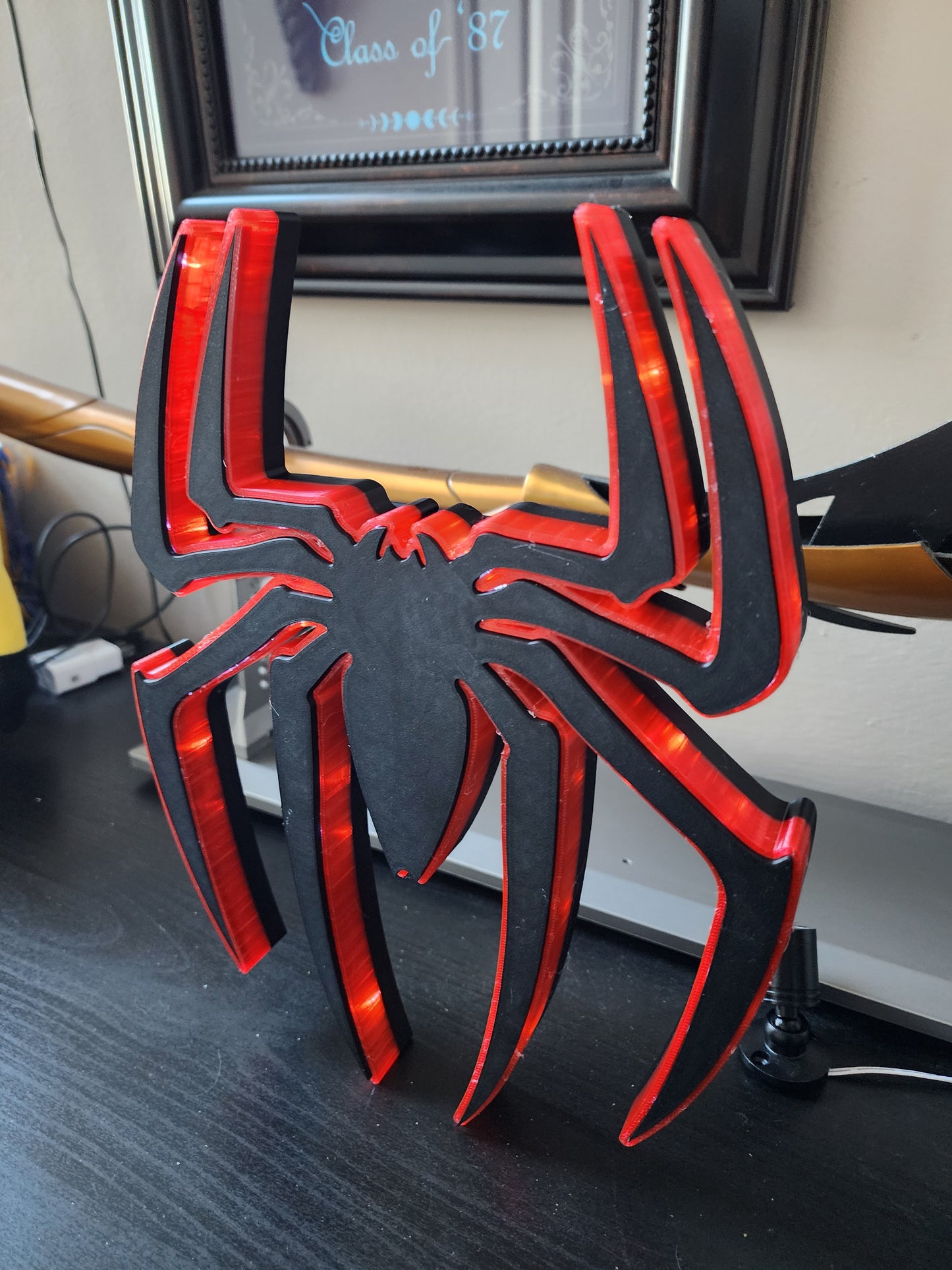 Spiderman Glowing Logo Lightbox