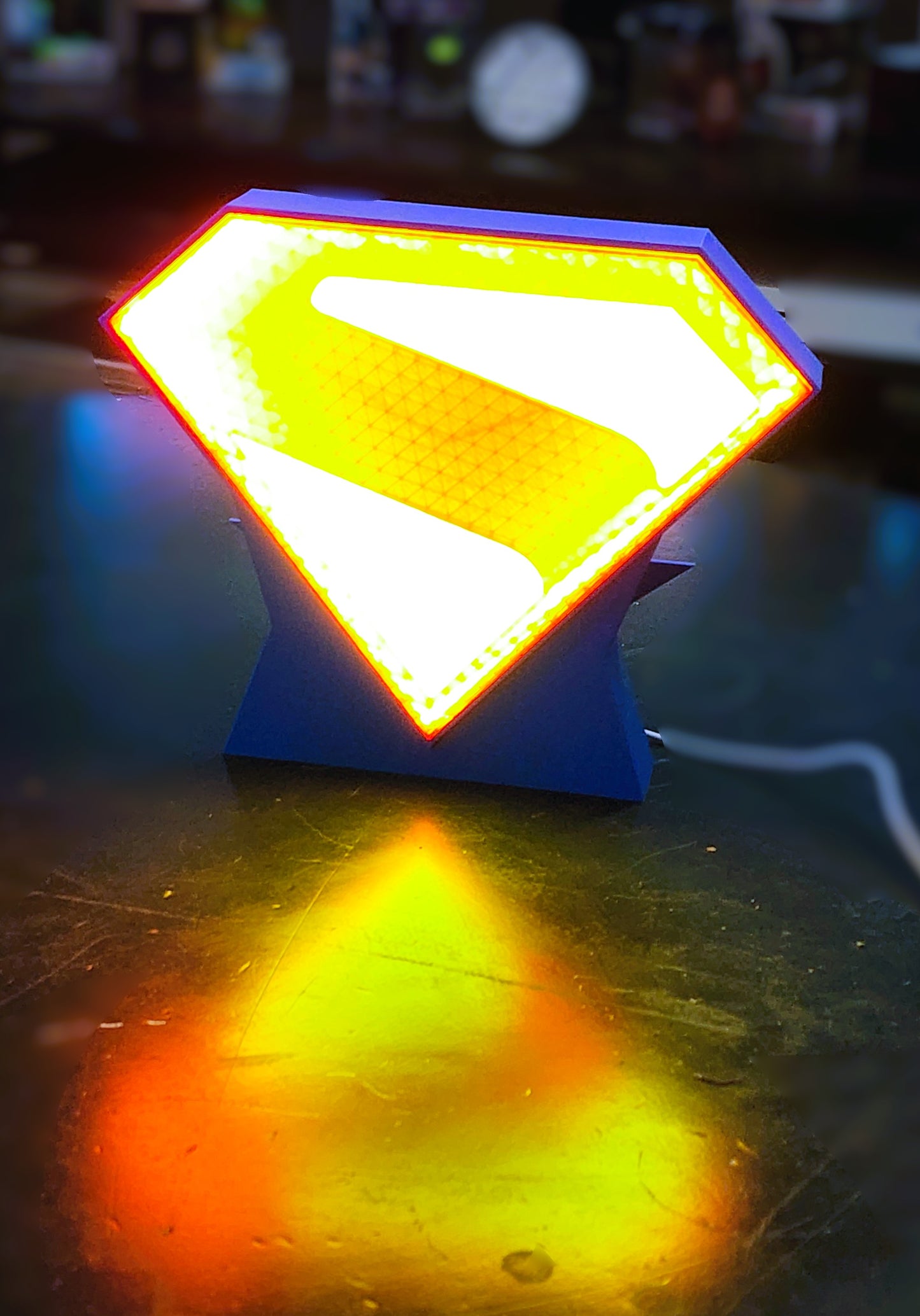 Superman Lightbox – Updated Design with Stand & Wall Mount