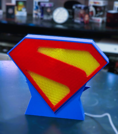 Superman Lightbox – Updated Design with Stand & Wall Mount