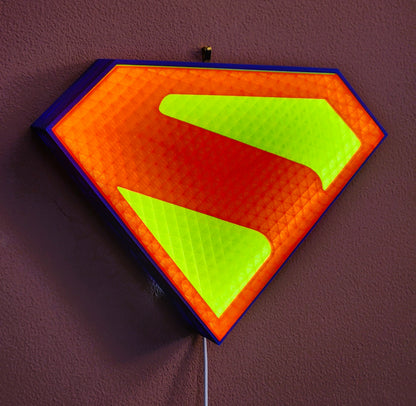 Superman Lightbox – Updated Design with Stand & Wall Mount
