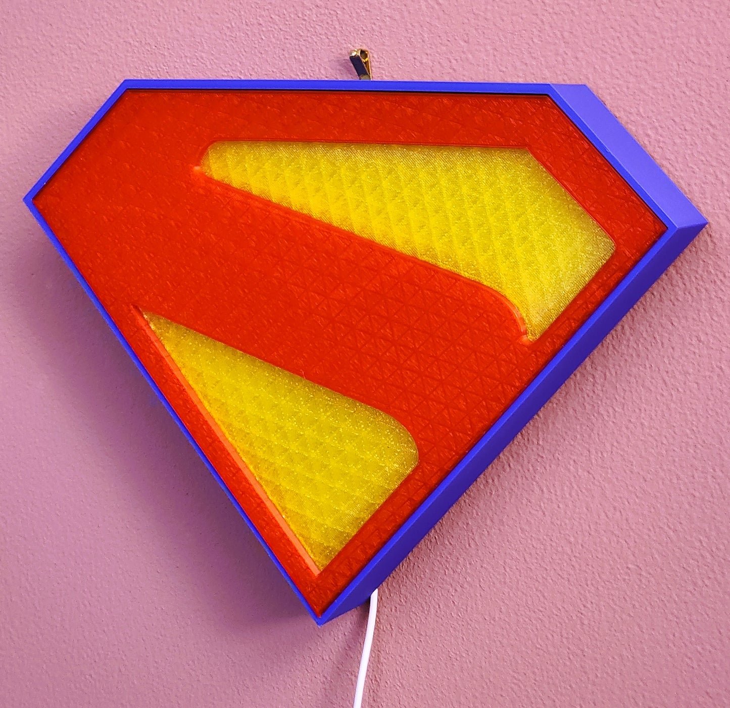 Superman Lightbox – Updated Design with Stand & Wall Mount