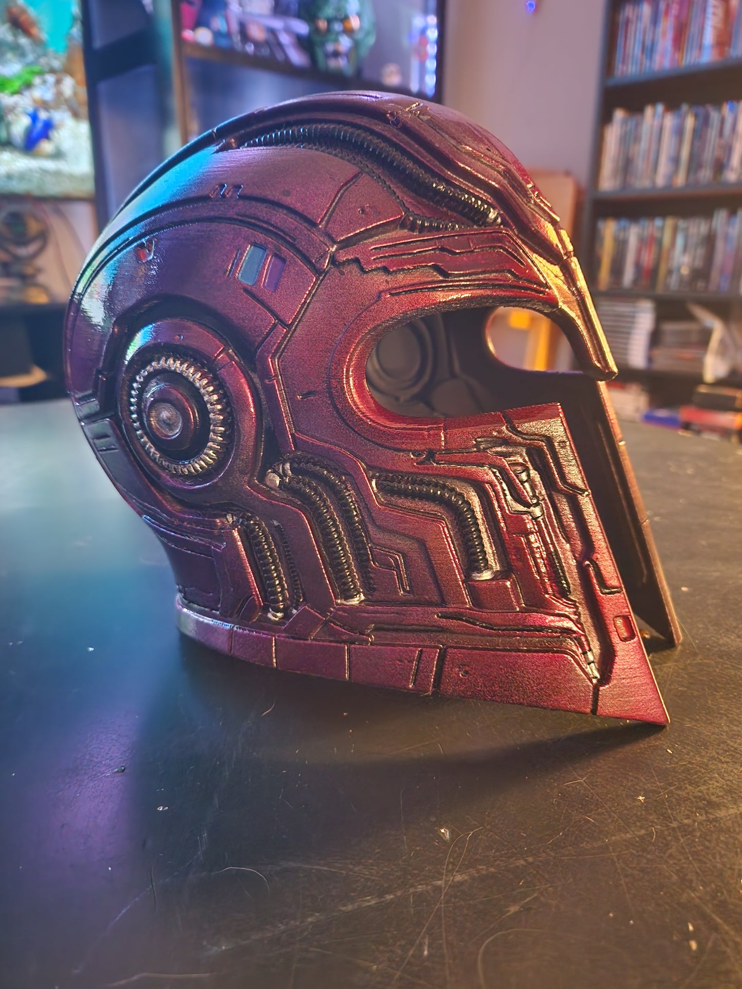 Cyberpunk Magneto Helmet – Wearable Cosplay STL (Digital Download)
