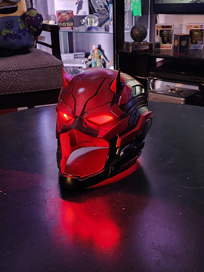 Cyberpunk Daredevil Helmet – Wearable Cosplay STL (Digital Download)