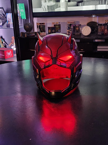 Cyberpunk Daredevil Helmet – Wearable Cosplay STL (Digital Download)