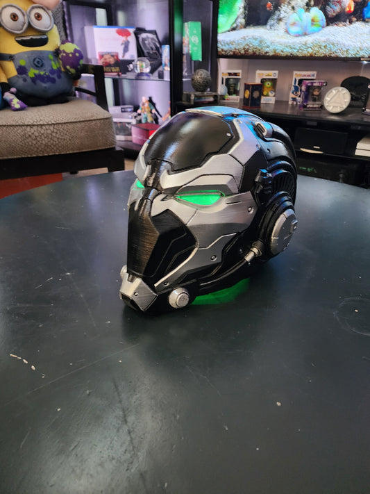 Cyberpunk Spawn Helmet – Wearable Cosplay STL File (Digital Download)
