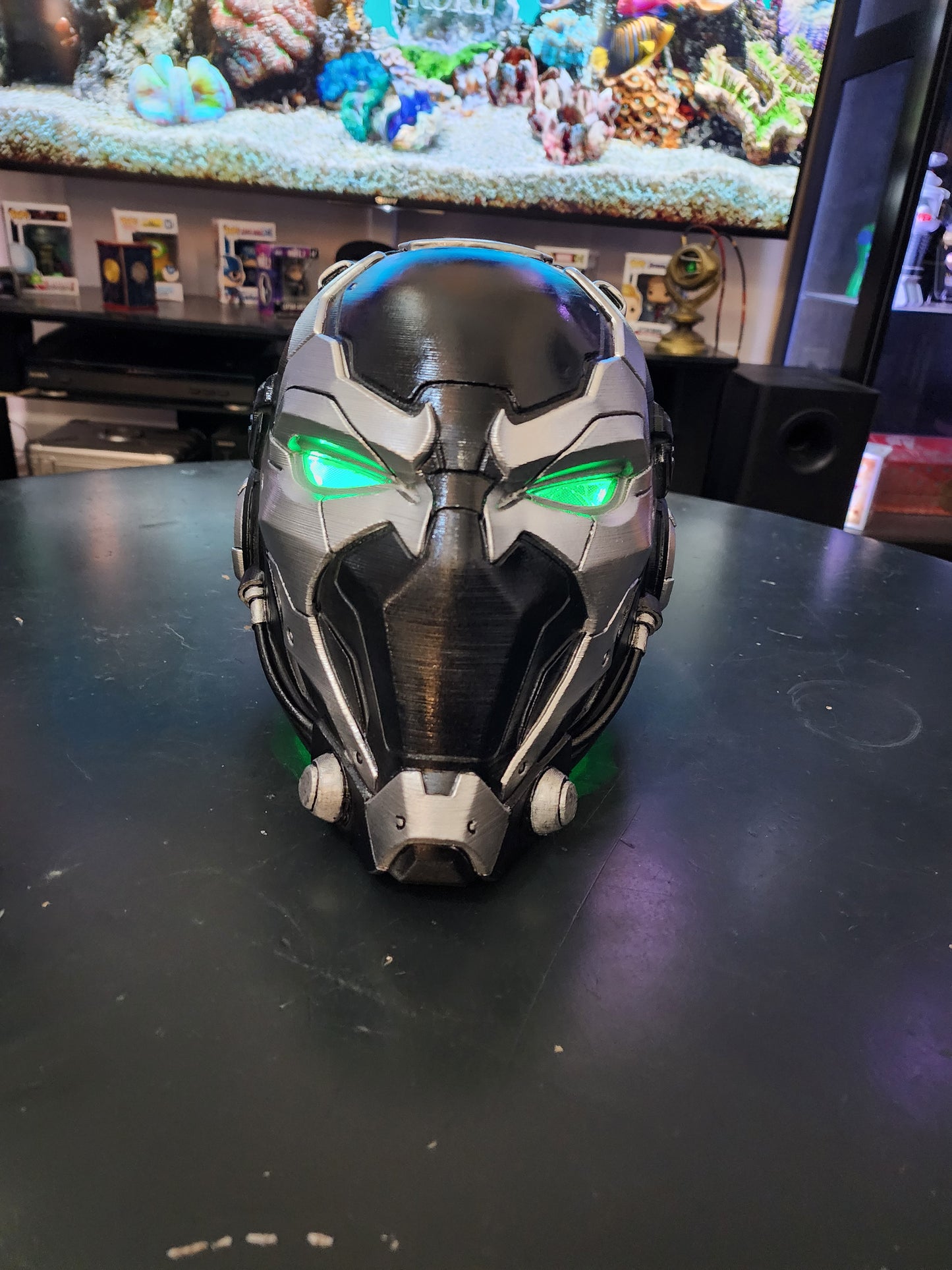 Cyberpunk Spawn Helmet – Wearable Cosplay STL File (Digital Download)