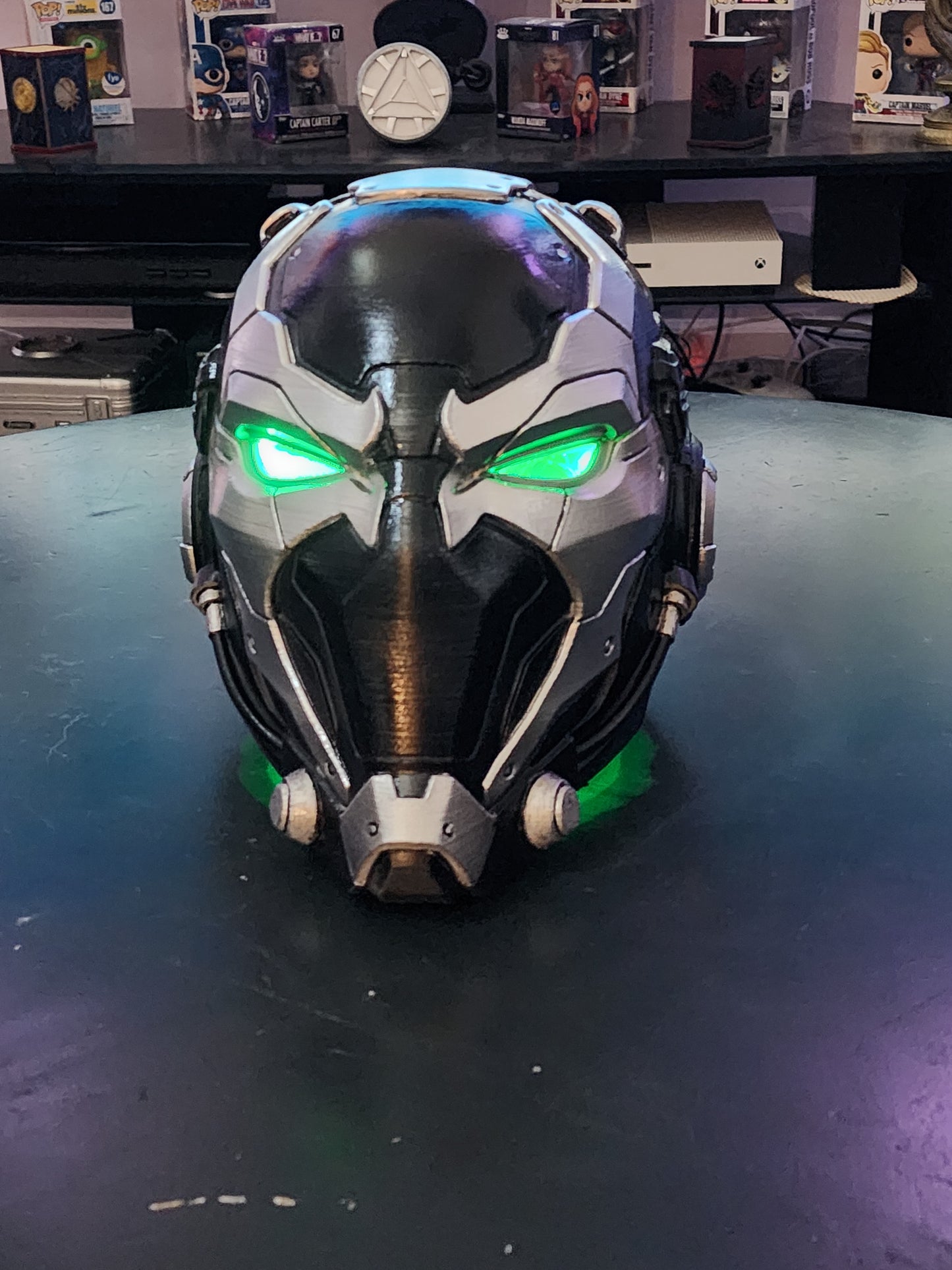 Cyberpunk Spawn Helmet – Wearable Cosplay STL File (Digital Download)
