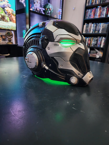 Cyberpunk Spawn Helmet – Wearable Cosplay STL File (Digital Download)