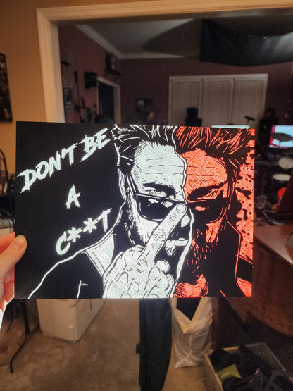 Don’t Be a C**t Lightbox (The Boys)