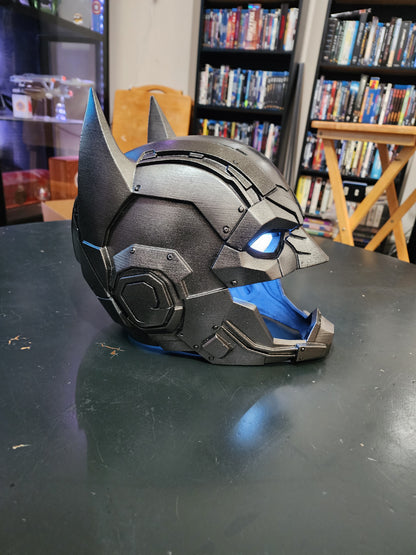 Cyberpunk Batman Helmet – Wearable Cosplay STL (Digital Download)