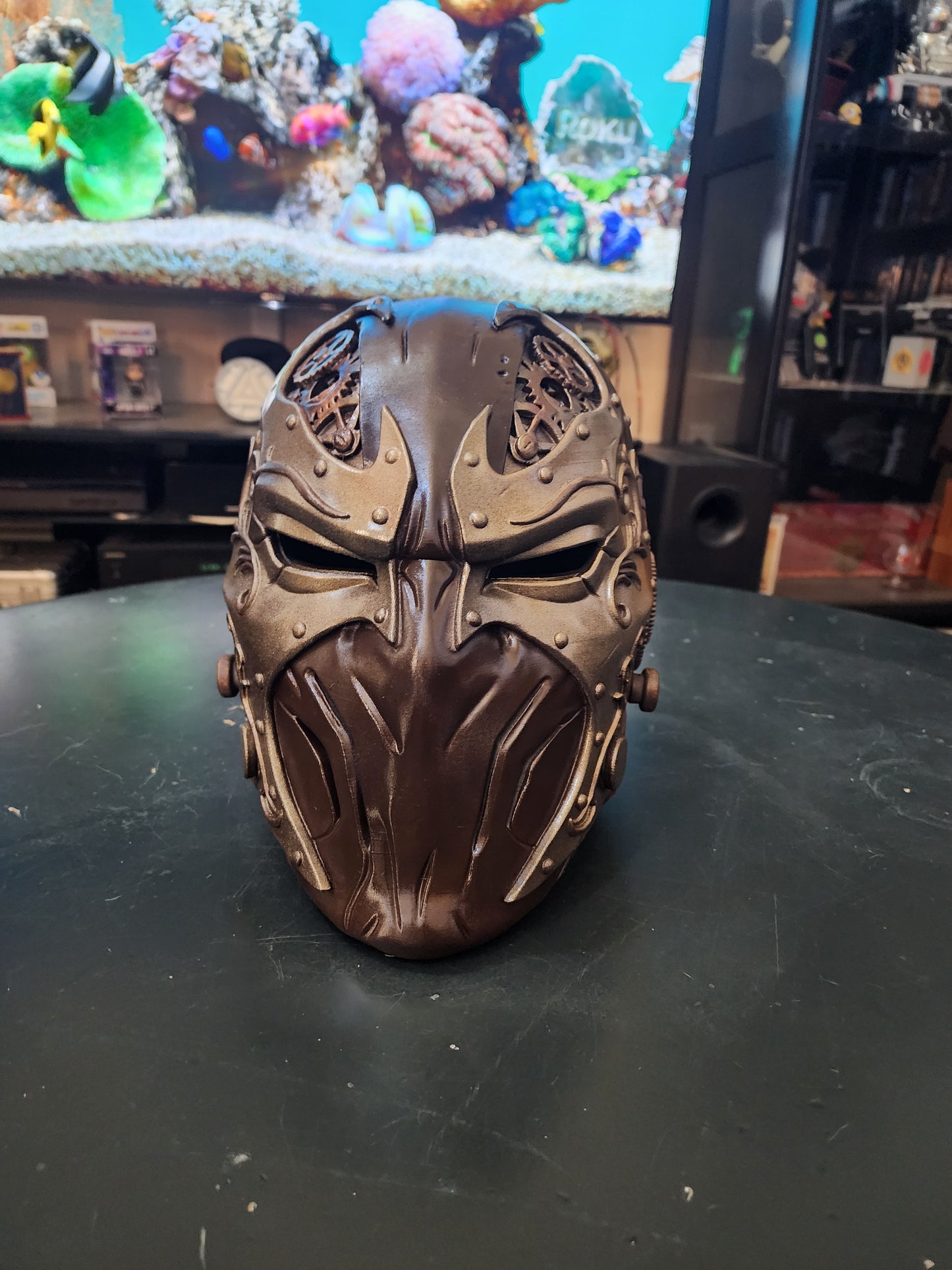 Steampunk Spawn Helmet – Wearable Cosplay STL (Digital Download)