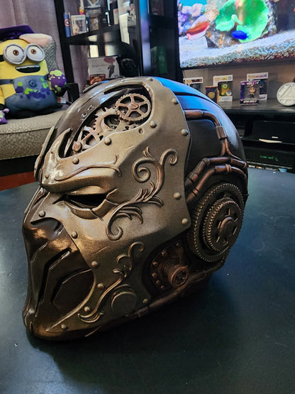 Steampunk Spawn Helmet – Wearable Cosplay STL (Digital Download)