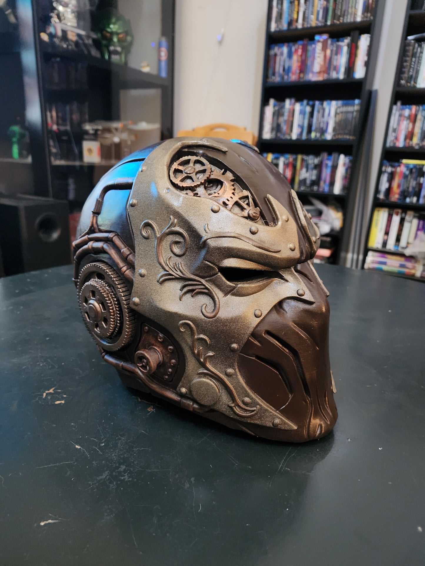 Steampunk Spawn Helmet – Wearable Cosplay STL (Digital Download)