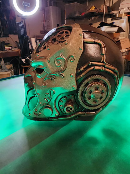Steampunk Spawn Helmet – Wearable Cosplay STL (Digital Download)